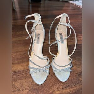 Silver Sparkly Heels